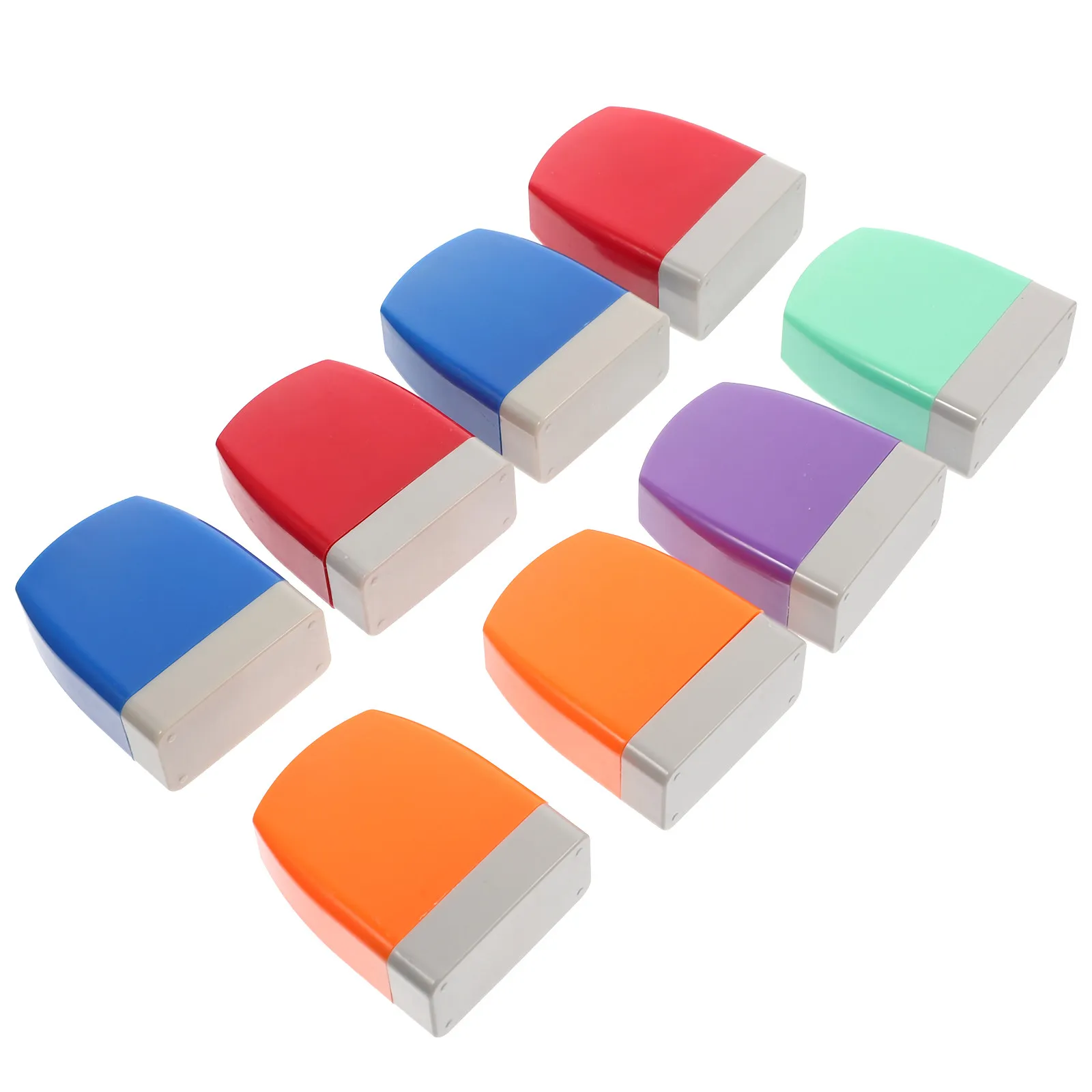 8Pcs Teacher Stamp Set English Comments Encouragement Multi-Function School Stamps for Classroom Scrapbook Homework Marking