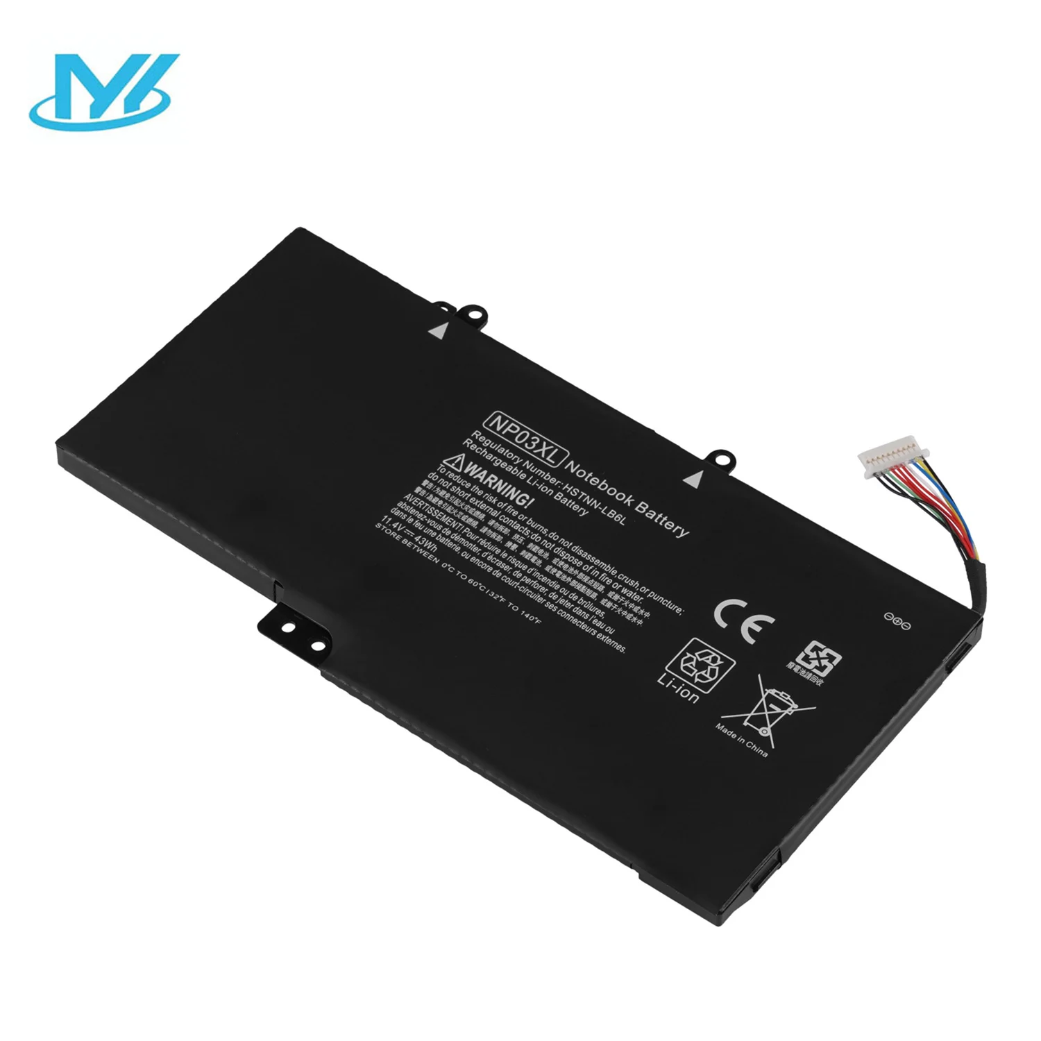 Lithium ion 11.4V 43wh NP03XL Notebook Laptop Battery For HP Pavilion Envy X360 13-A010DX HSTNN-LB6L