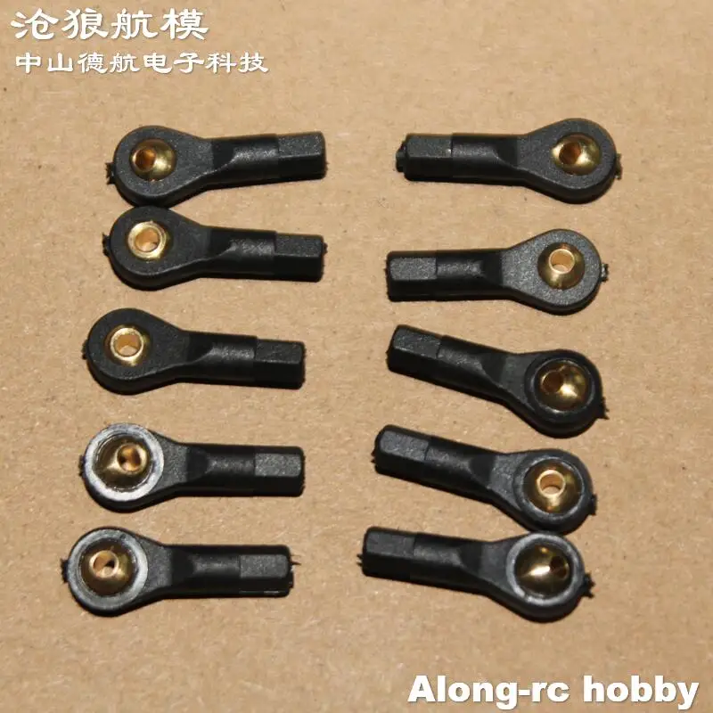 RC Vliegtuig Vliegtuigen Reserveonderdeel-5 stuks Stuurkogelgewricht met Stangkop Servo Linkage Duwstangkop voor RC Modellen Boot