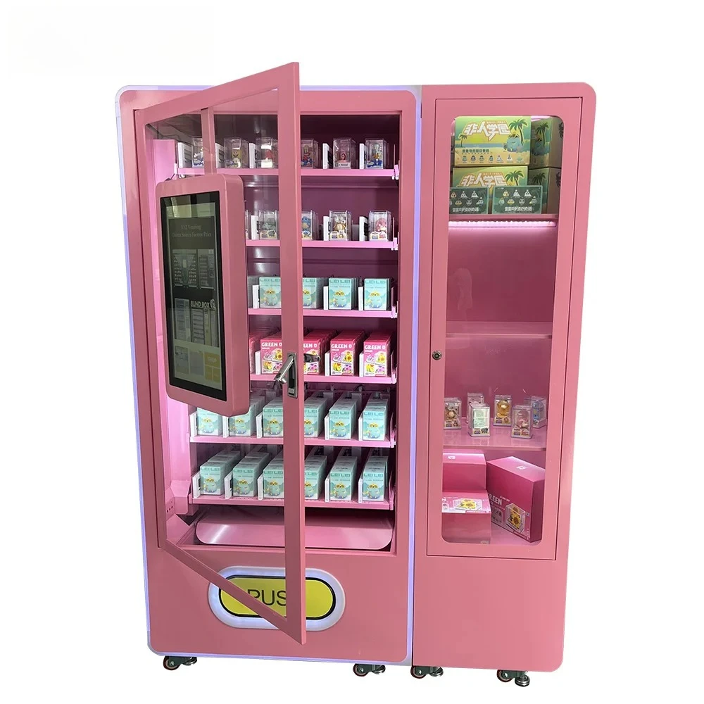 Surprise Metal Steel Lighting Around 21.5 Inch Touch Screen Blind Mystery Self Gift Box Vending Machine
