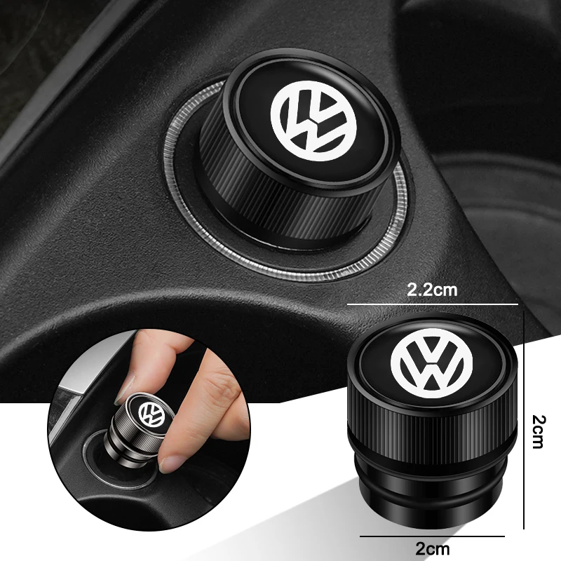 Car Cigarette Lighter DustProof Cover Decoration Cap For Volkswagen VW GTI Passat B6 Golf 4 Polo Jetta Beetle Tiguan CC