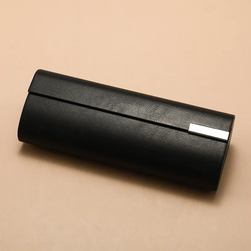 Fashionable Oval Anti-Pressure Hard-Shell Glasses Case, Versatile Glasses Storage Box
