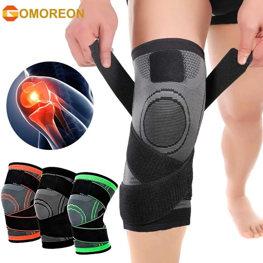 Professionele Kniebrace Sport Pads Mannen Vrouwen Voor Artritis Gewrichten Protector Fitness Compressie Mouw Voor Running Workout