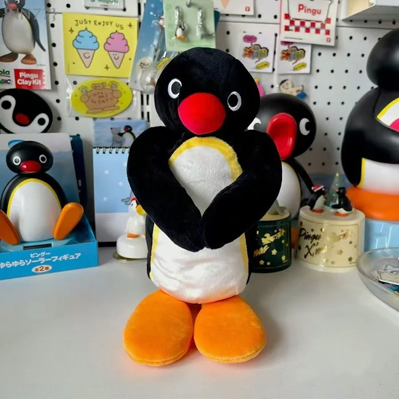【Nr.: 1 Stück Pinguin-Plüsch-Federmäppchen – Cartoon-Design, großes Fassungsvermögen, Aufbewahrung für Studenten, Schreibwaren