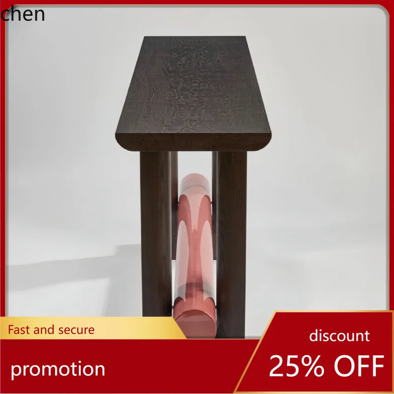 HT Lacquered Entryway Table Entryway Cabinet  Entryway Table Modern Simple Decorative  Display Case  Complete Set