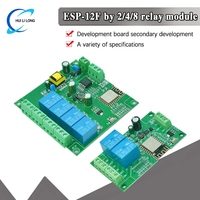 ESP8266 Wireless WIFI Relay Module 2/4/8 Channel ESP-12F Wifi Development Board AC/DC 5V/7-28V/5-80V Power Supply for Arduino