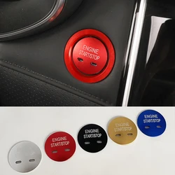 Aluminum Alloy Engine Start Button Trim Patch Decorative Ring For Roewe I5 I6 Rx3 Rx5 Max Car Stickers Interior Accessories
