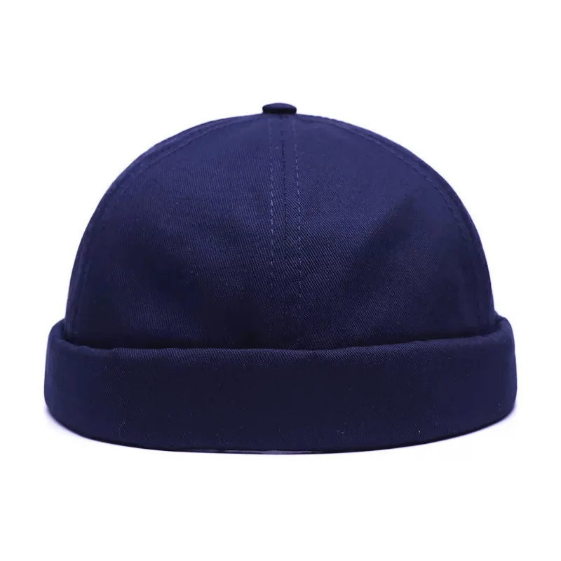 Men Solid Color Landlord Caps Spring and Autumn Melon Skin Hats Literary Hip Hop Hat Painter Cap