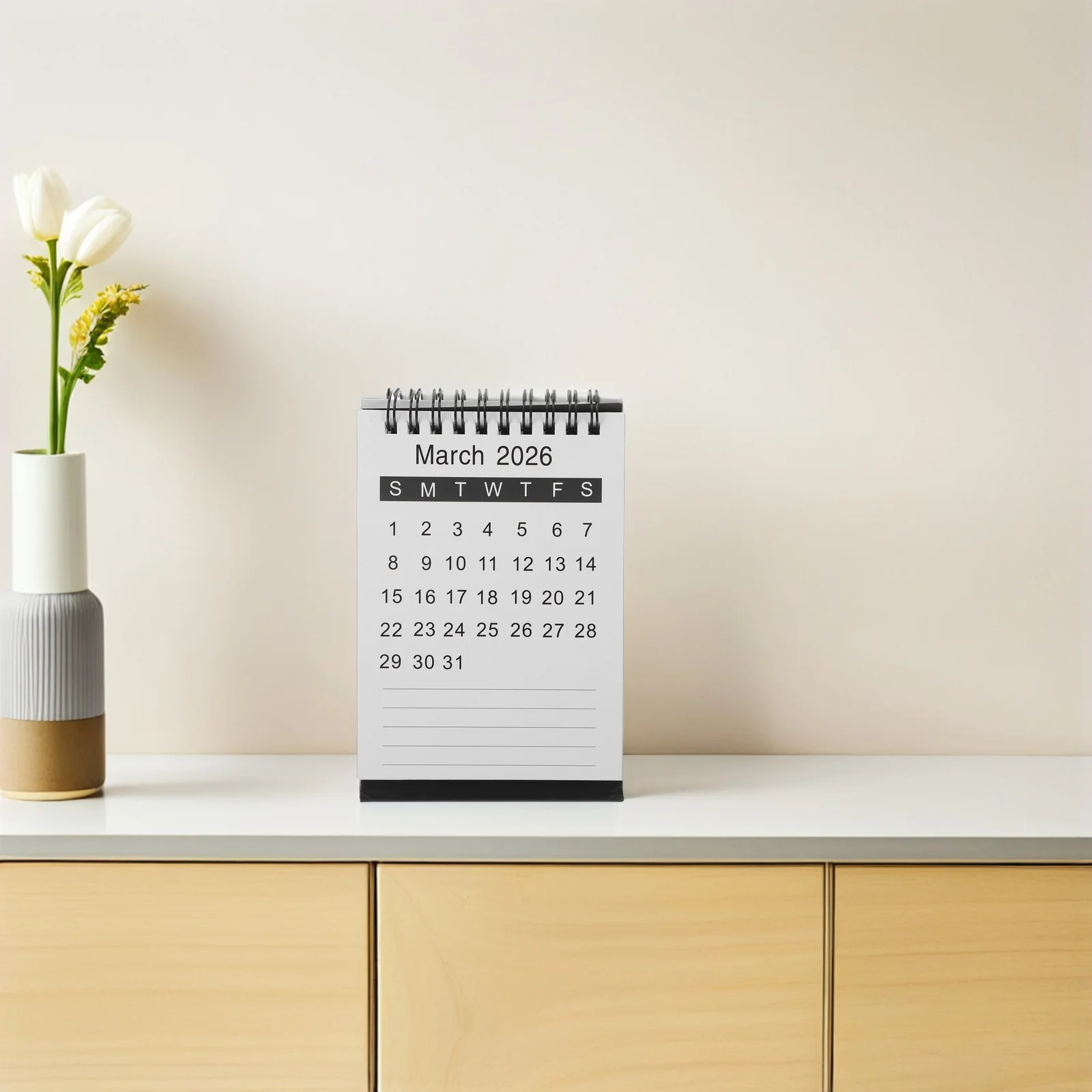 

2Pcs 2026 Mini Desk Calendar Small Standing Flip Calendar January 2026 June 2027 Desktop Planner for Office Home Organization
