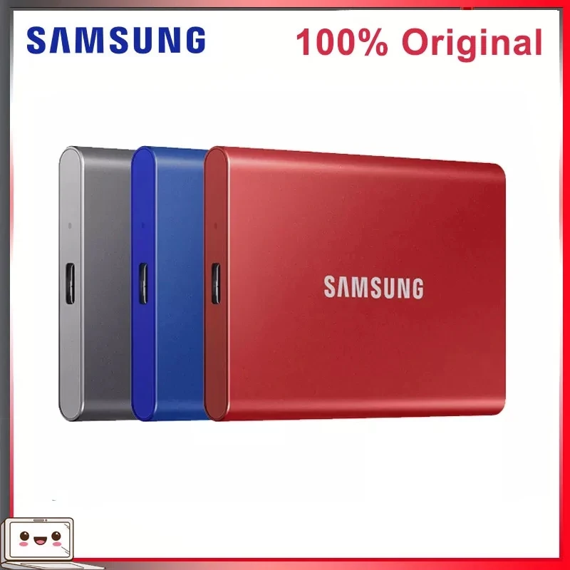 

SAMSUNG T7 portable NVME 500GB 1tb 2TB External Solid State Drives Type-C USB 3.2 Gen2 PC and backward compatible for laptop SSD