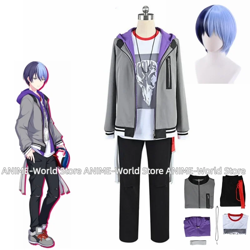 

Any Size Project Sekai Colorful Stage Feat Aoyagi Toya Cosplay Carnival Costume Halloween Christmas Wig Costume Custom Size