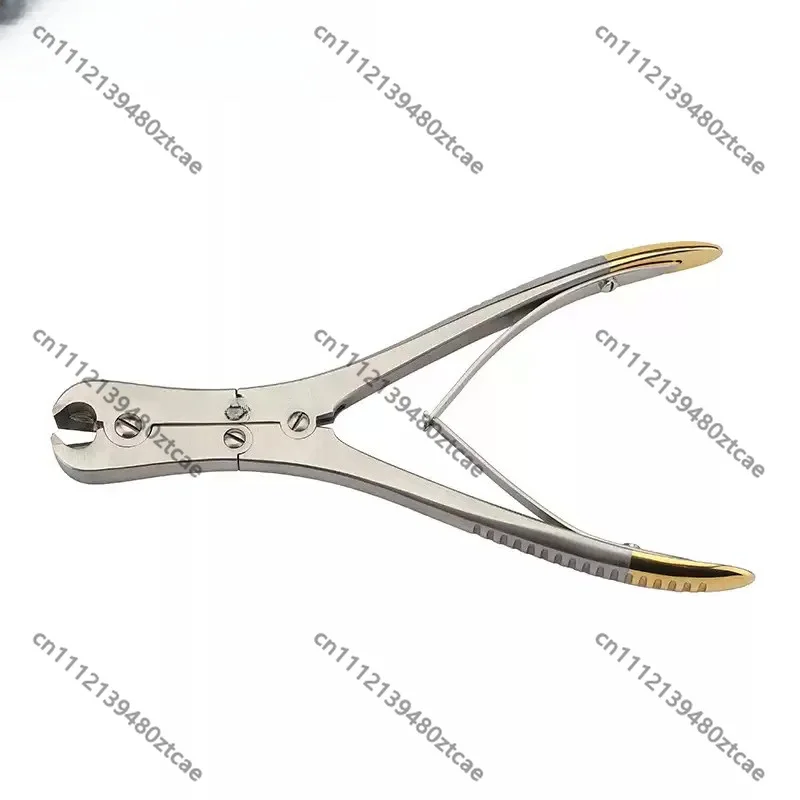 Inlaid Dual-purpose Wire Cutter Top Cutting Scissors Steel Pin Cutting Instrument Pet Animal Veterinary Orthopedic Surgical Tool