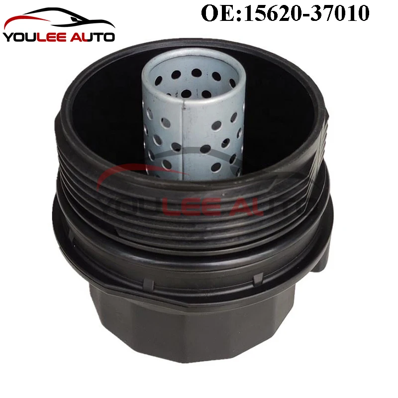 New 15620-37010 1562037010 Oil Filter Housing Cap Assembly For Toyota Corolla Matrix Prius V CT200h 1.8L Auto Parts