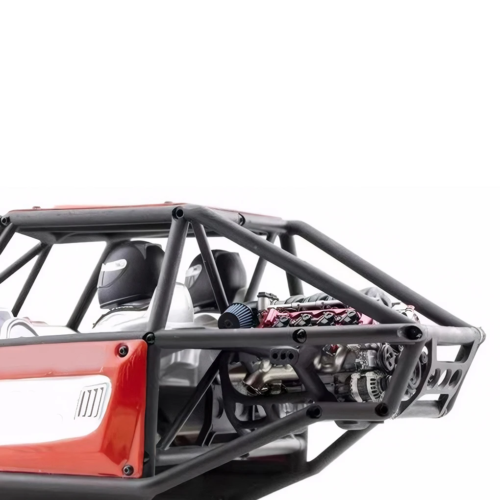 V8 Engine Model Kit With Water Pump For RC Car Enthusiasts Model KIT Works Product Requires User red