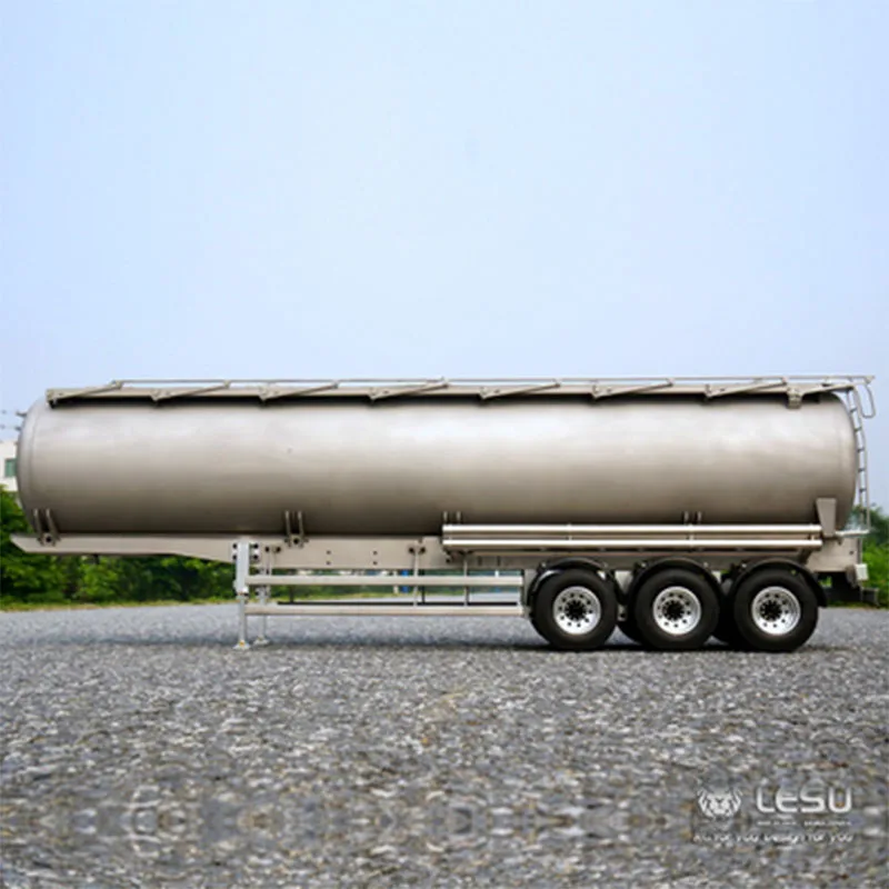 1/14 tank truck can hold oil LESU model semi-trailer 20 feet 40 feet trailer  tractor head can be loaded