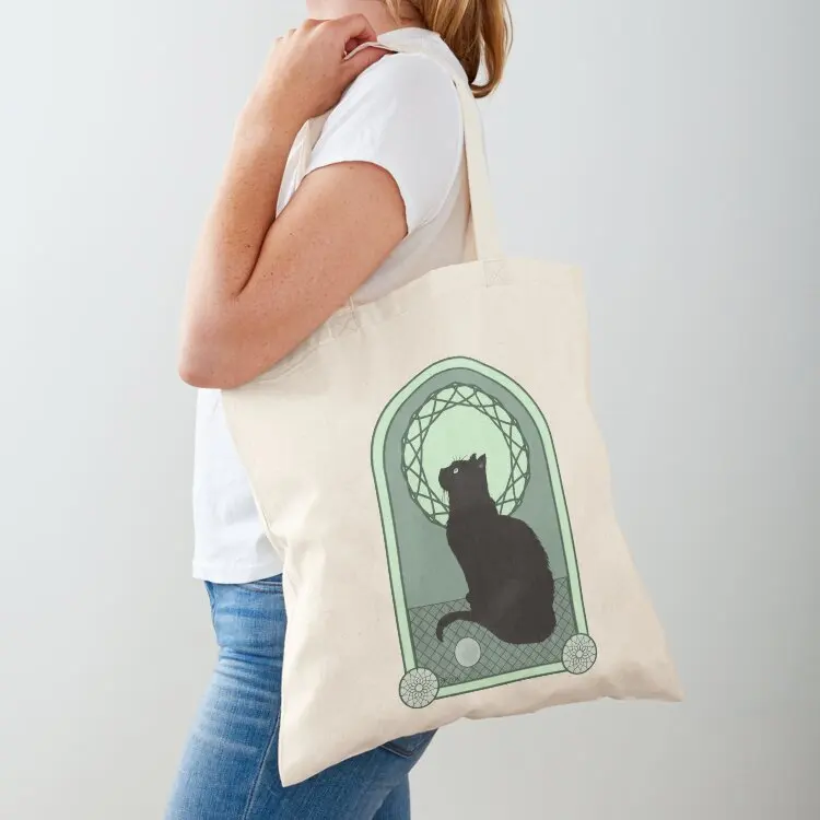 

Black Cat Noveau Tote Bag shopper bags for women Big bag women free delivery bags bags luxury women