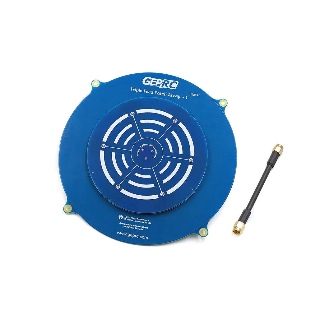 

GEPRC Triple Feed Patch Array 5.8Ghz High Gain Antenna for Long Range FPV Goggles RC Drone