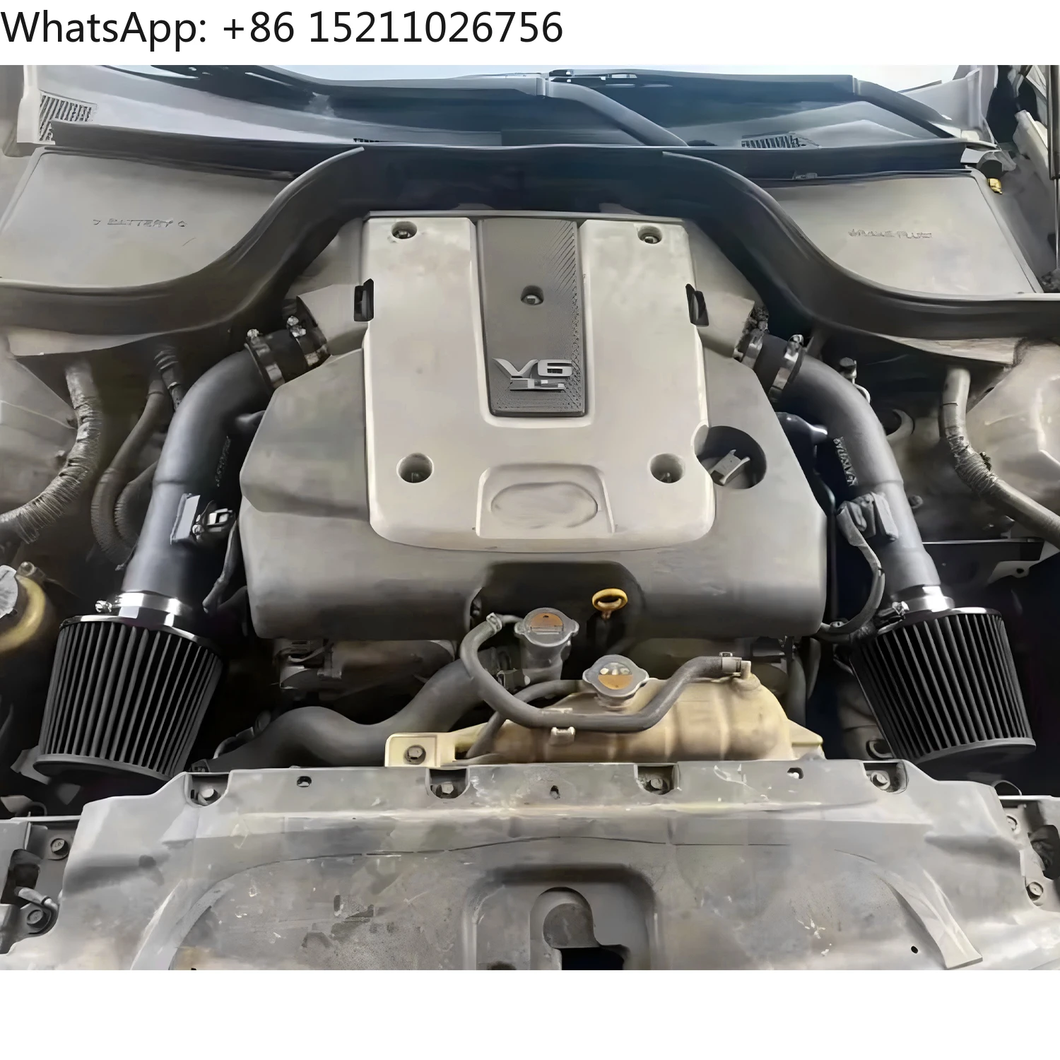 High Flow Car Performance Cold Air Intake Pipe Kit with Air Filter for Infiniti G35 G37 Q50 3.7L Nissan 370Z Engine Racing Parts