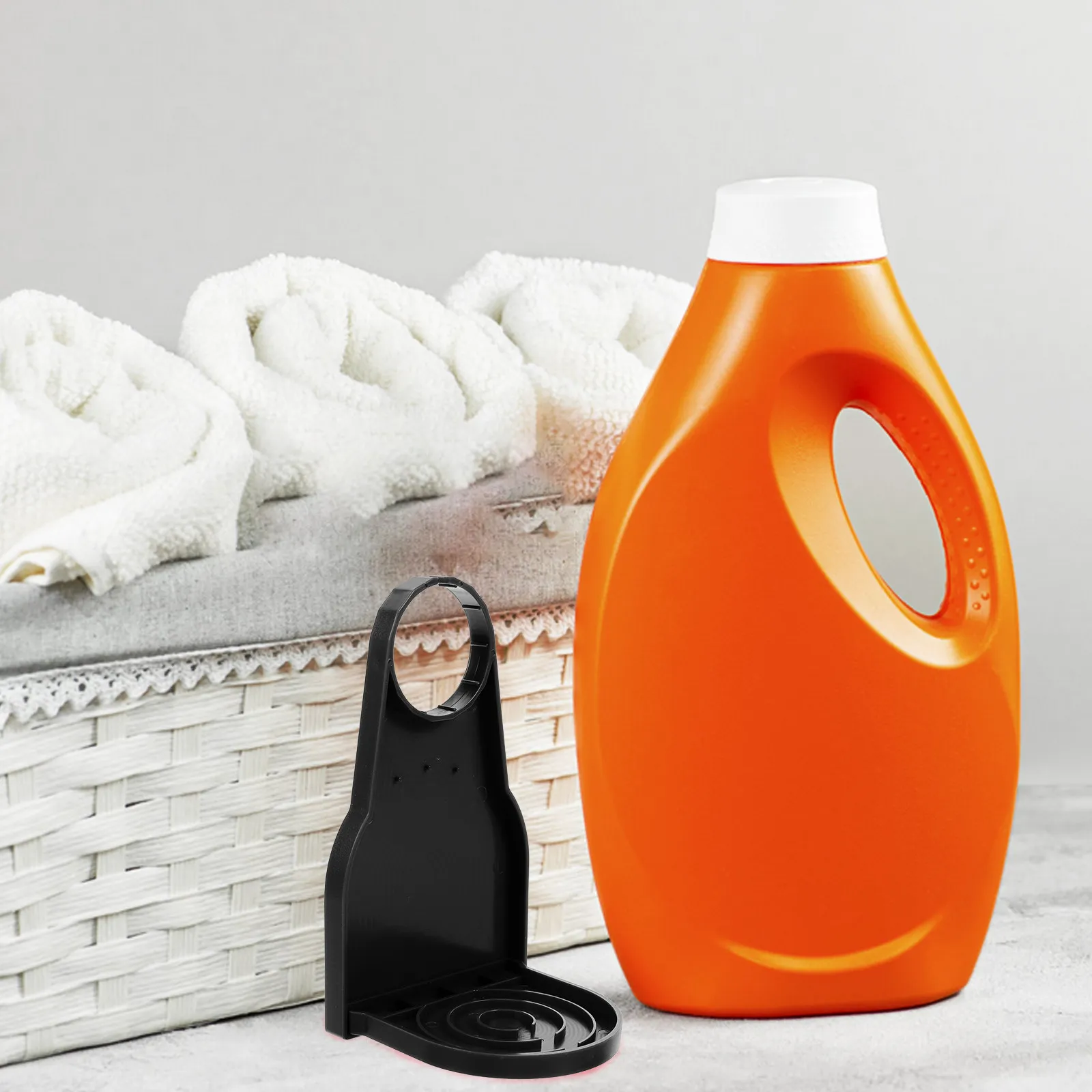 2Pcs Sturdy Laundry Cup Holder Drip Catcher Plastic Drip Tray Leak Proof for Fabric Softener Soap Dispenser Laundry Cup Holder