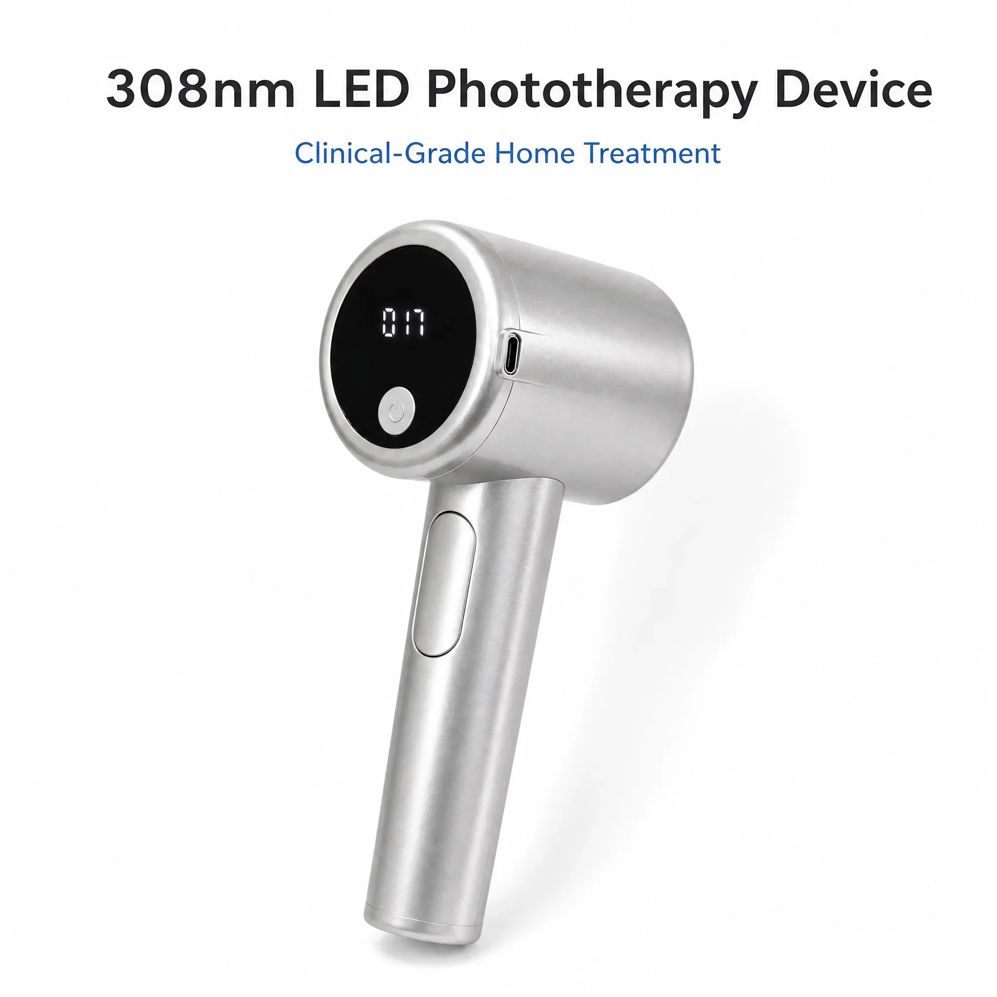 308nm Narrowband UVB Light Therapy Device Portable UV Phototherapy Lamp for Vitiligo Psoriasis Skin Disorder Treatment