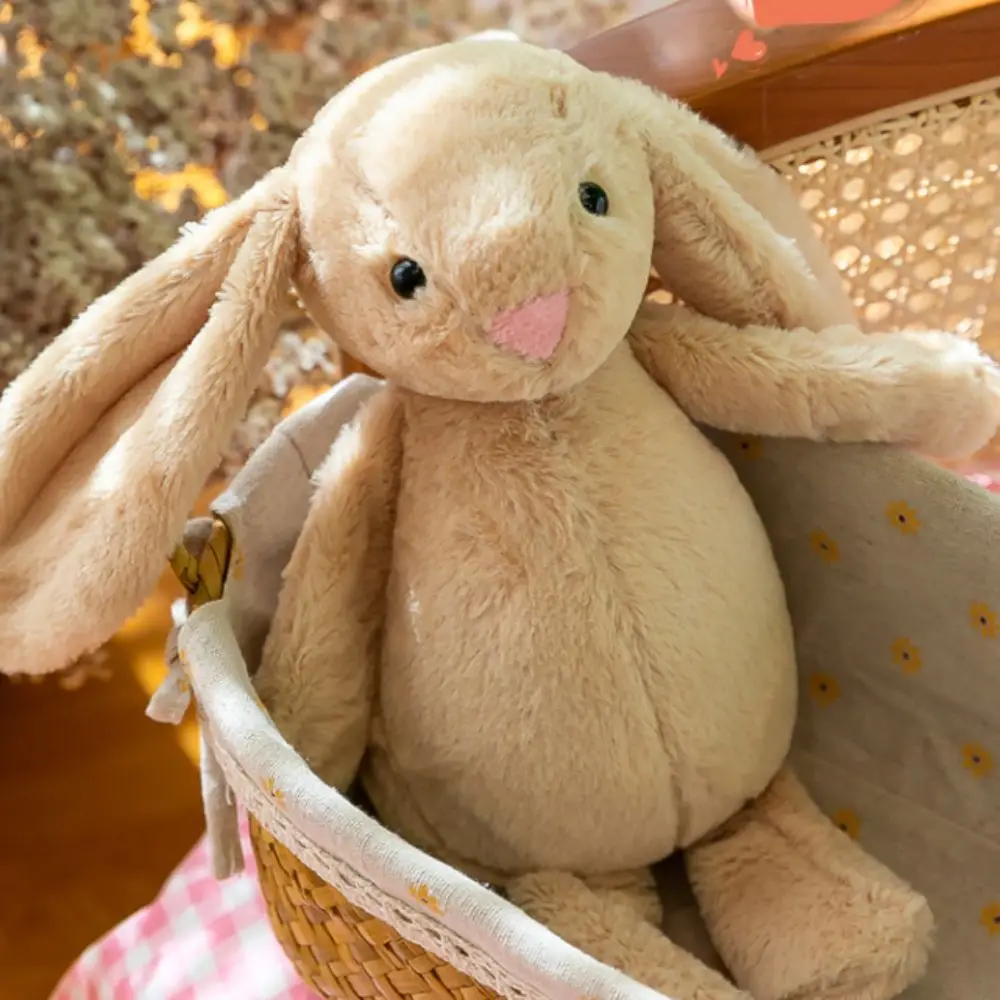 

Christian Easter Rabbit Plush Doll Soft Fluffy Easter Bonnie Rabbit Doll PP Cotton Cartoon Animals Stuffed Toy Birthday Parties