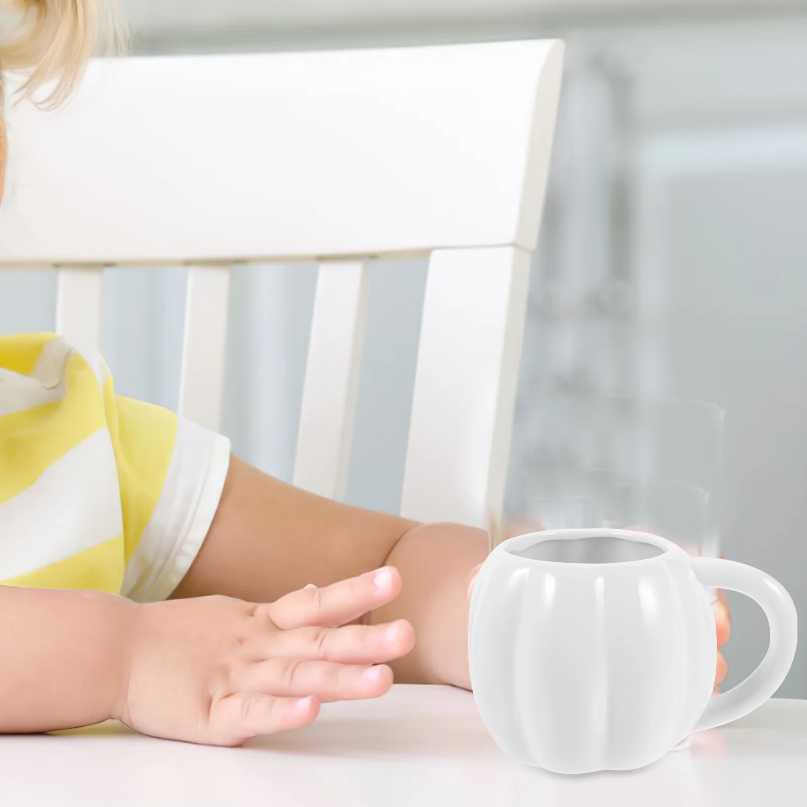 

Pumpkin Shape Coffee Mug 500Ml Halloween Ceramic Cup for Hot Chocolate Water Unique Gift for Halloween Lovers Pumpkin Mug