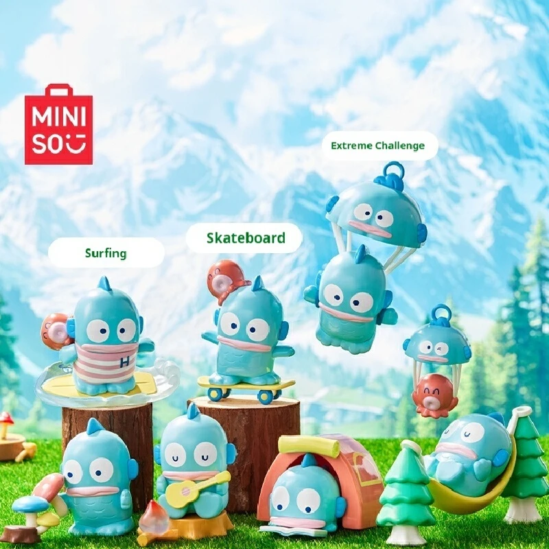 Miniso Hangyodon Blind Box Q Style Cured Desk Decoraaction Figure Collectible Souvenir Anime Figures Mystery Box Gift For Kids