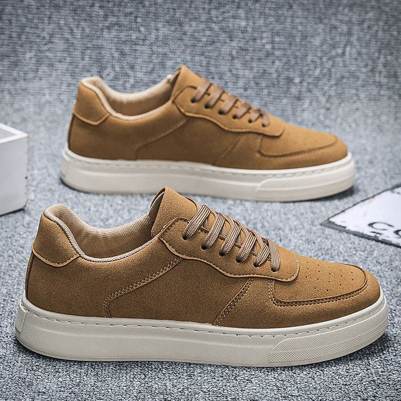 

Men Sneakers Designer Men Shoes Trend Round Toe Skateboard Shoes Casual Walking Platform Men Vulcanized Footwear Tenis Masculino