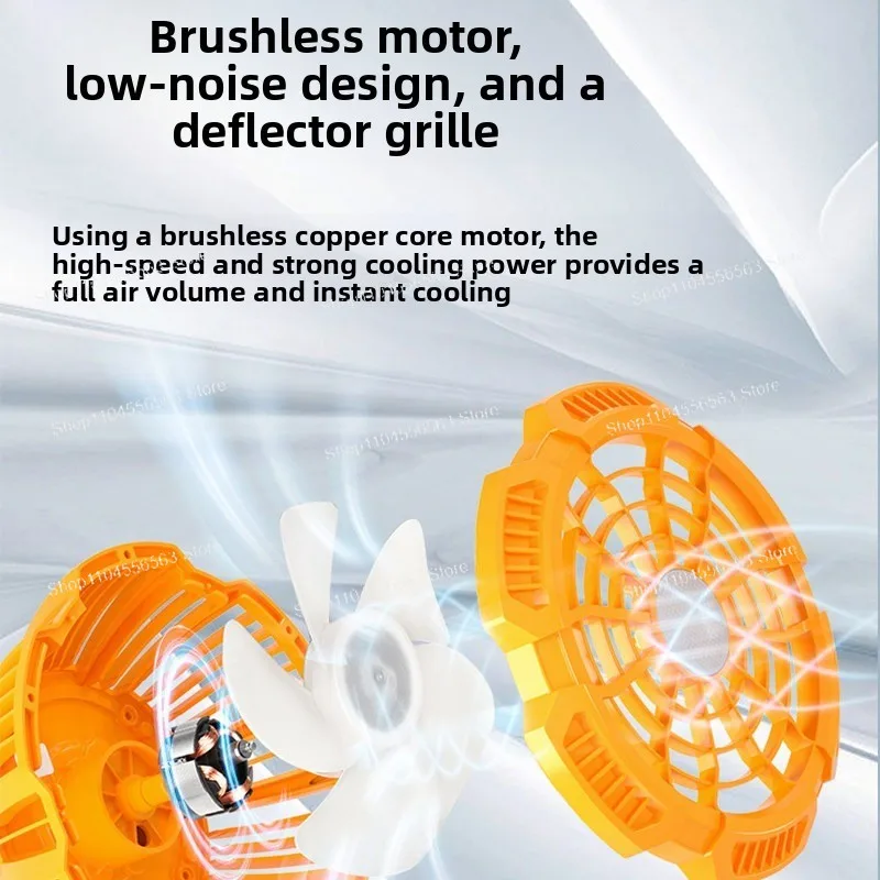 Suitable for Lithium Battery 14.4-20 V Remote Control LED Light Household Fan Outdoor Construction Site Portable