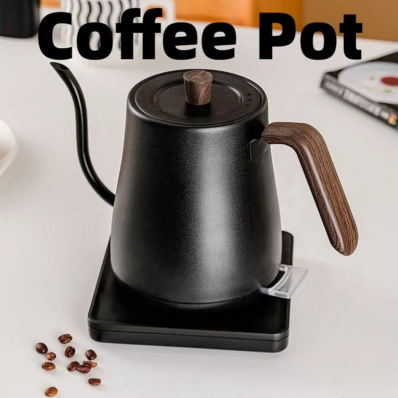 Electric Kettle - 304 Stainless Steel, 0.8L Capacity, 1000W Quick Heating, Temperature Control for Pour Over Coffee & Tea