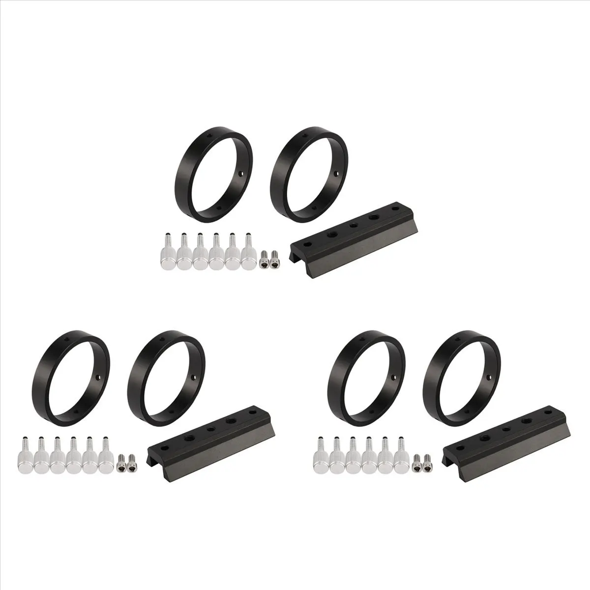 【AUTUMN】3X Guiding Scope Ring Kit for Telescope Tube Diameter or Finders 43mm to 70mm for Astrophotography