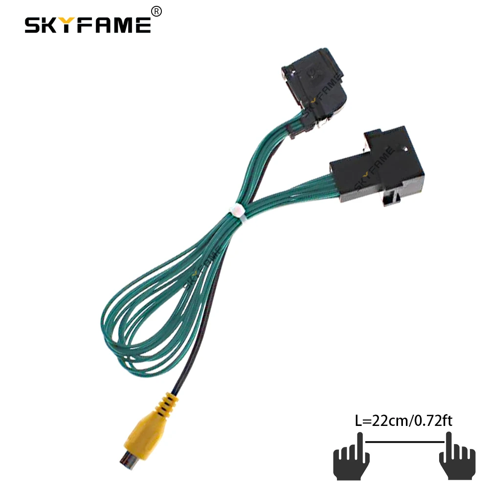 SKYFAME Car Original Factory Camera Video Output Conversion Line CVBS Adapter Cable For Ford Focus