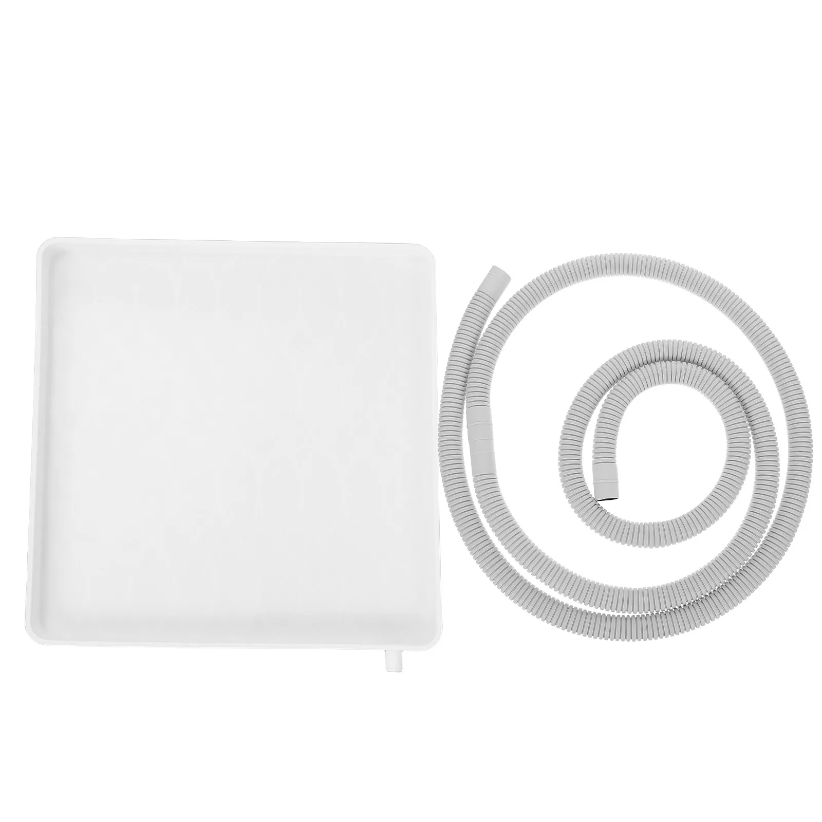 Air Conditioner Plastic Drip Pan Square Leakproof Side Drain Outlet Efficient Water Collector for Portable Ac Units Central Air