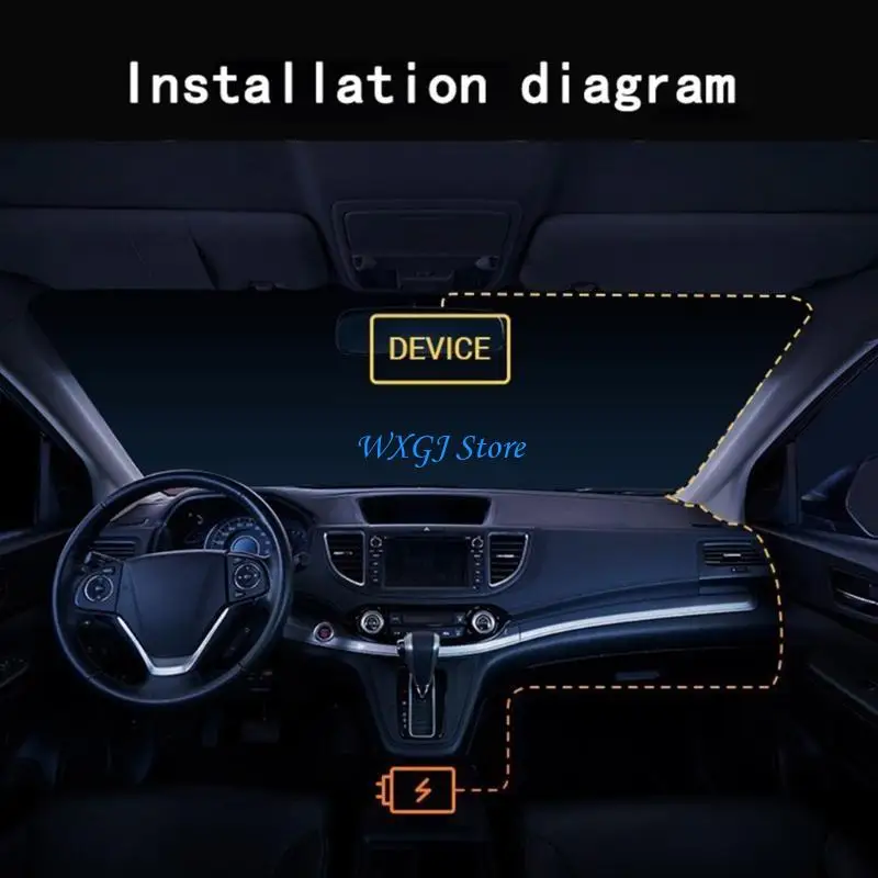 37JE كامل عالي الوضوح 1080P واي فاي USB مسجل فيديو كاميرا مراقبة وقوف السيارات