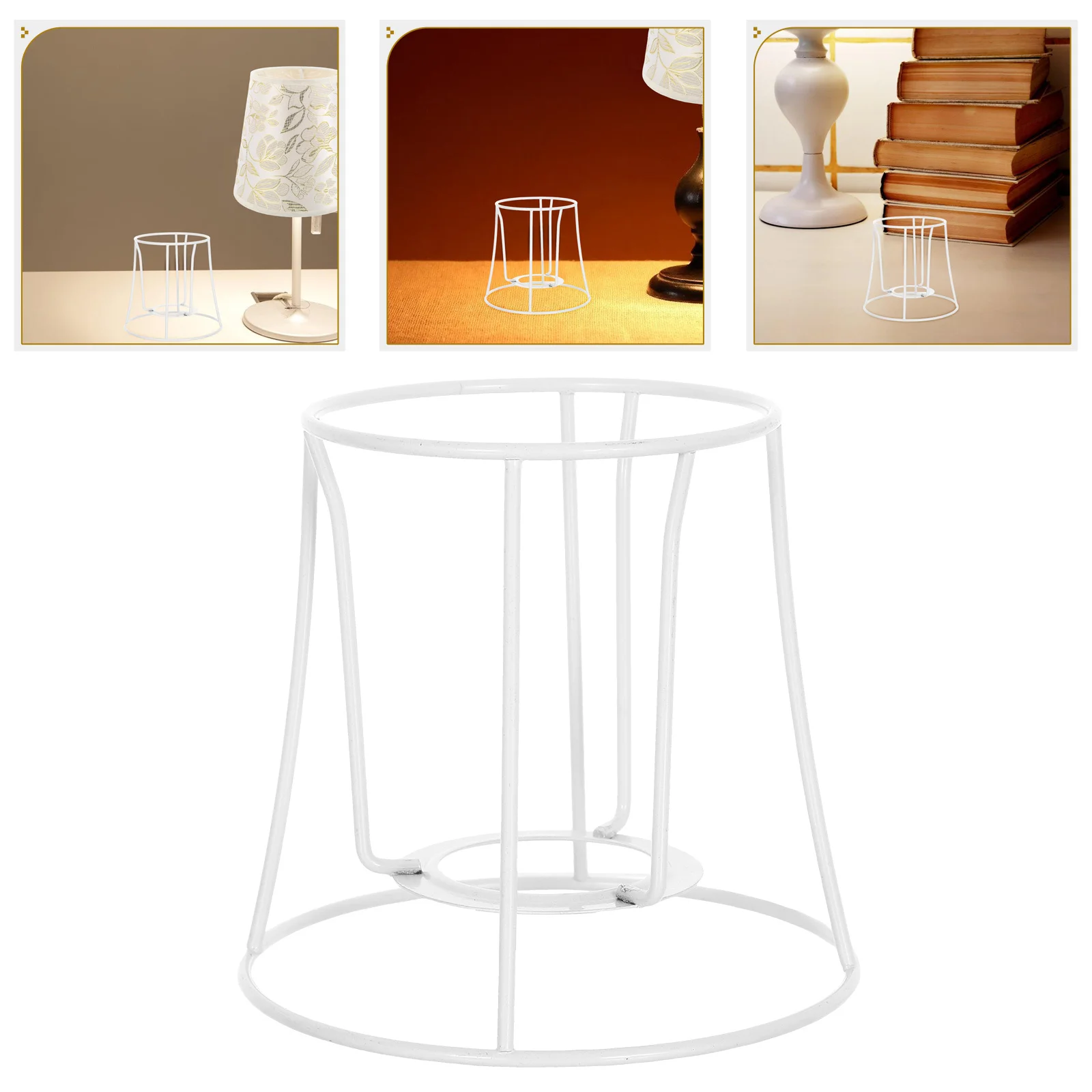 

Vintage Crystal Lamp Frame French Design Metal Cage For Pendant Light Irregular Wire Structure Home Living Room Decor Chandelier