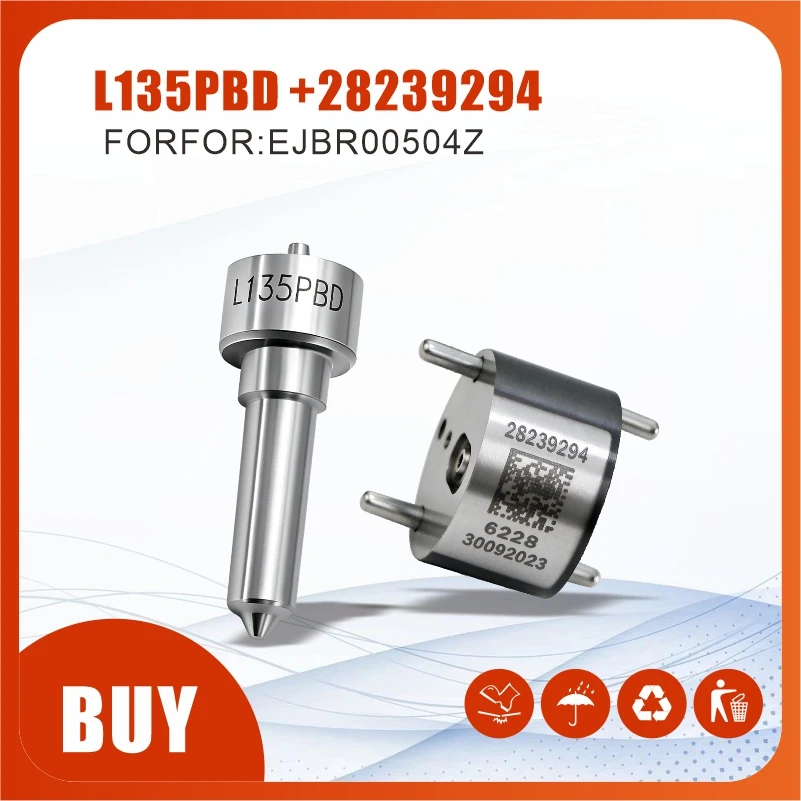 L135PBD Fuel Spray Nozzle And 28239294 Control Valve Combination Kit Compatible With EJDR00504Z EJDR00503Z XI2824