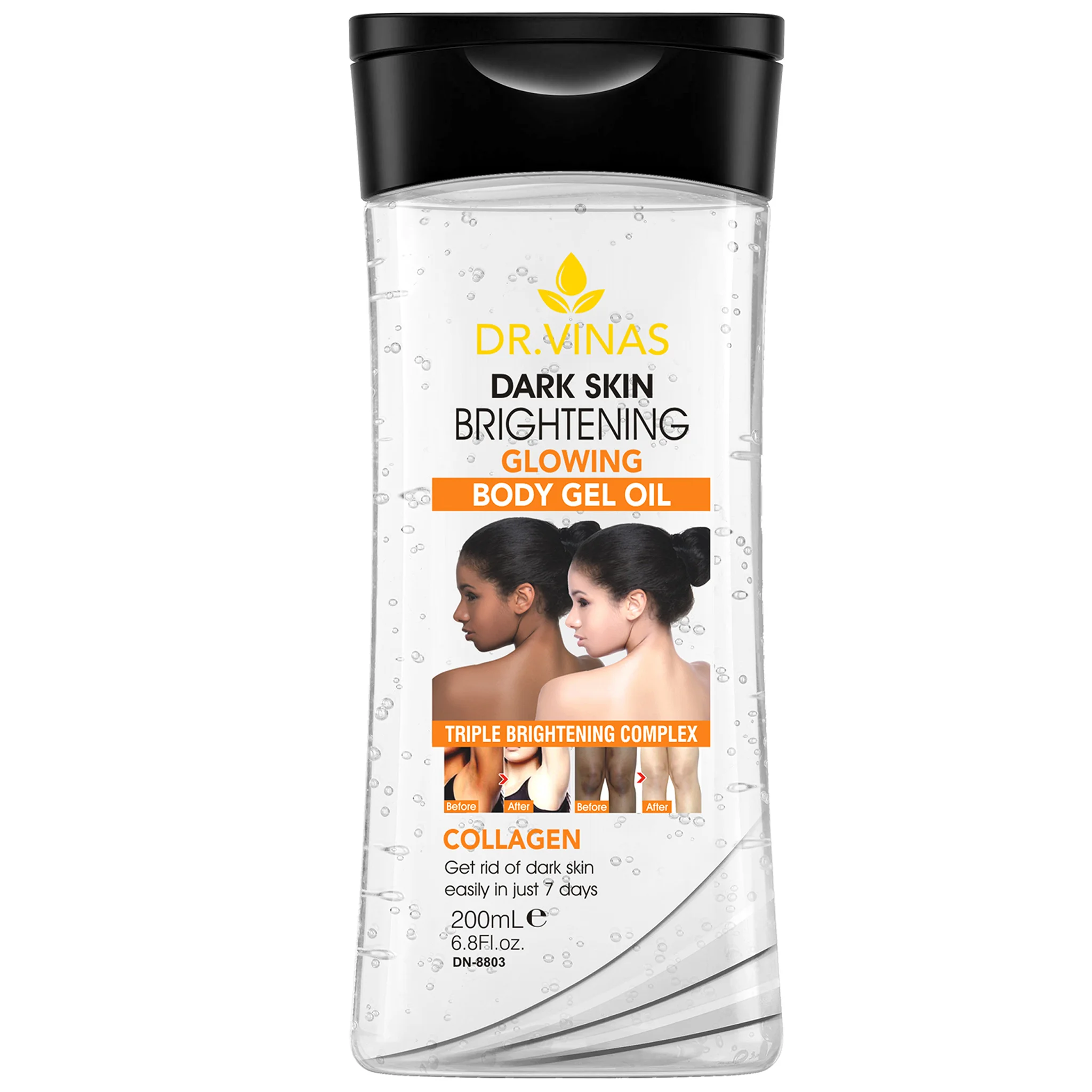200ml GEL CORPORAL ACLARANTE Y BRILLANTE Aceite Esencial Corporal Aceite para el Cuidado de la Piel Hidratante y Humectante Adecuado para Todas las Estaciones