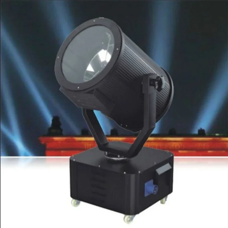 5000W Rotating Searchlight Outdoor Sky Beam Search Light Spot Landscape High Buildings Decoration Projector Lamps