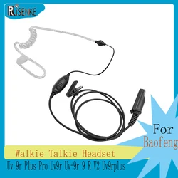 RISENKE UV-9R Uv9r 플러스 UV-9R 프로 GT-3WP BF-9700 BF-A58 R760 UV-XR 이어피스, 바오펑 라디오 워키토키 액세서리 헤드셋