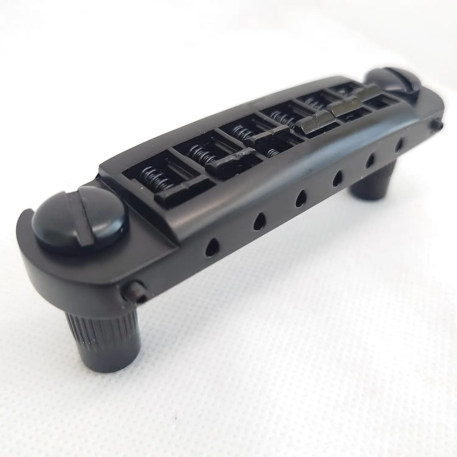 Guitar Bridge 52.5mm(2-1/16 Inch) Adjustable Pigtail Style Wraparound Bridge Tailpiece for USA LP SG Style Electric Guitar