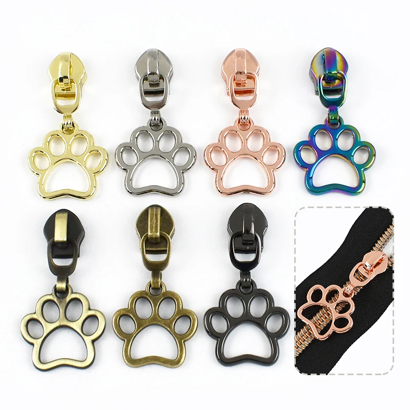 5–50 Stück Meetee 5 # Katzenpfoten-Reißverschluss-Abzieher für Nylon, Reißverschluss, Nähen, Kleidungsstücke, Verschluss, Reißverschlüsse, Kopf, Tasche, Dekoration, Reißverschlüsse, Schieber, Reparatursätze – Detail 4