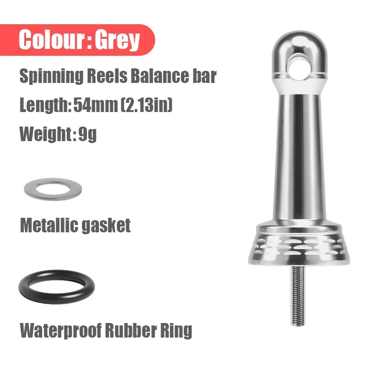 Balance Bar for Reels For 1000-4000 with Hexagonal Mounting System and 9g Weight Optimization for Stable Reel Operation