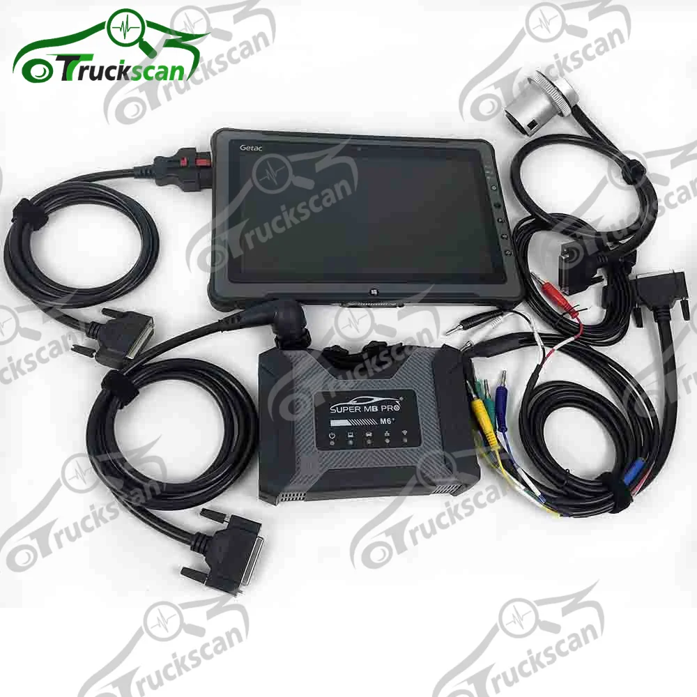 NEW Super mb pro m6+ mercedes Wireless Star Diagnosis Full DOIP Easy Update for Benz Car Truck Diagnosis Tool and F110Tablet