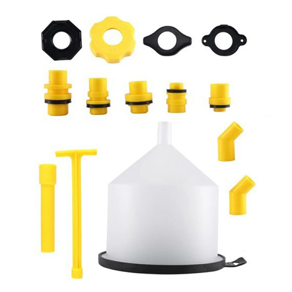 

1 set Car Funnel Coolant Oil Filling Radiator Bleeding For Refilling Tool Spill Proof Radiator Bleeding Flush Kit Cooling System