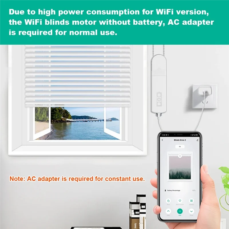 

B04C-Tuya Zigbee умный электрический мотор для штор, цепные рулонные шторы, система управления шторами для Alexa Yandex, вилка европейского стандарта