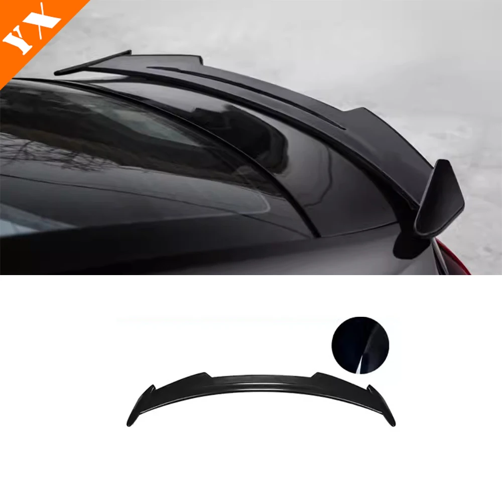 

For Trumpchi GAC Empow Accessories 2022-2024 Black Carbon Car Sport Tail Wing Fixed Wind Reduces Air Resistance Roof Fixed Wing