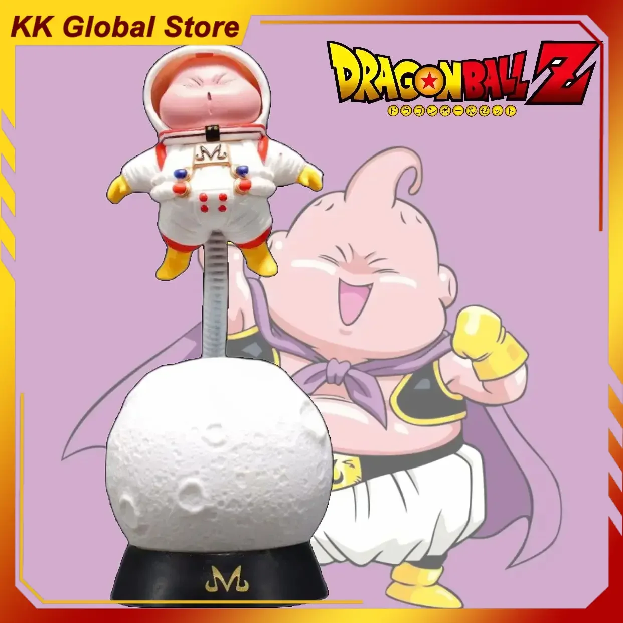 

18cm New Dragon Ball Anime Figure Moon Majin Buu Peripheral PVC Model Cute Night Light Decoration Ornaments Birthday Gifts Toys