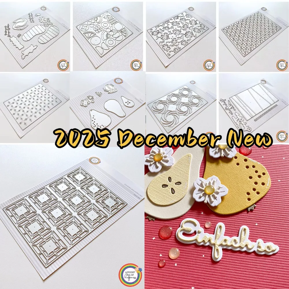 2025 Cutting Dies Scrapbook Diary Decoration Embossing Template DIY Good-looking Christmas Die Penguin Greeting Card Handmade