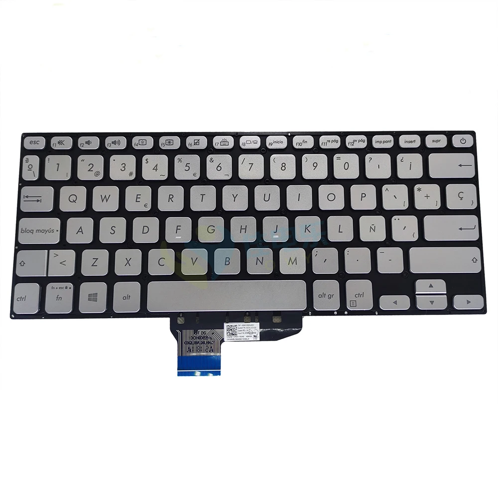 Imagem -03 - Teclado para Asus Vivobook S14 Francês Espanhol Layout Latino S430 S430f S430fa S430fn S430u S430ua X430 X430f Teclado