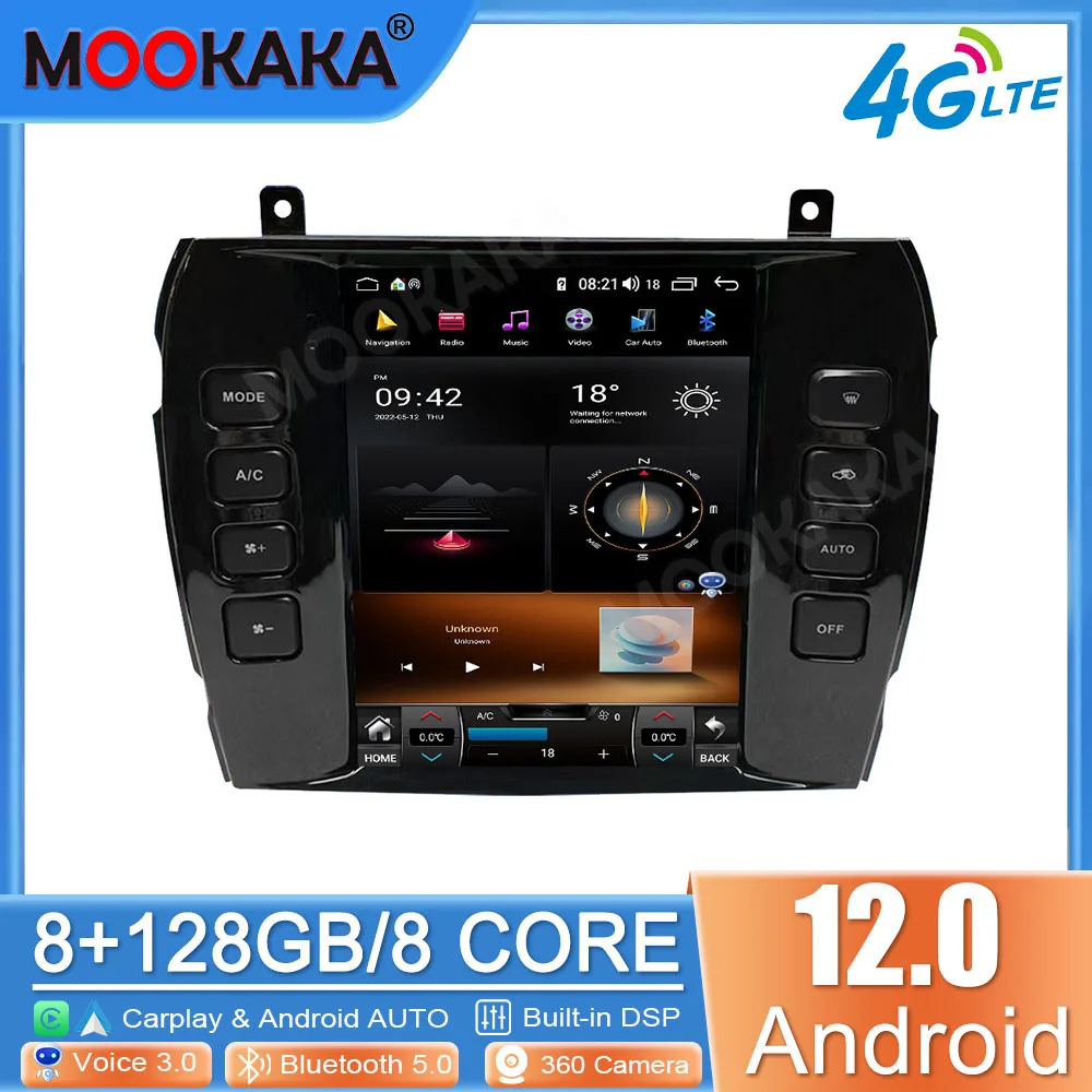 

For Jaguar XJ 2004-2008 CARPLAY Android 12 Car Radio Stereo Receiver Autoradio Multimedia Player GPS Navigation